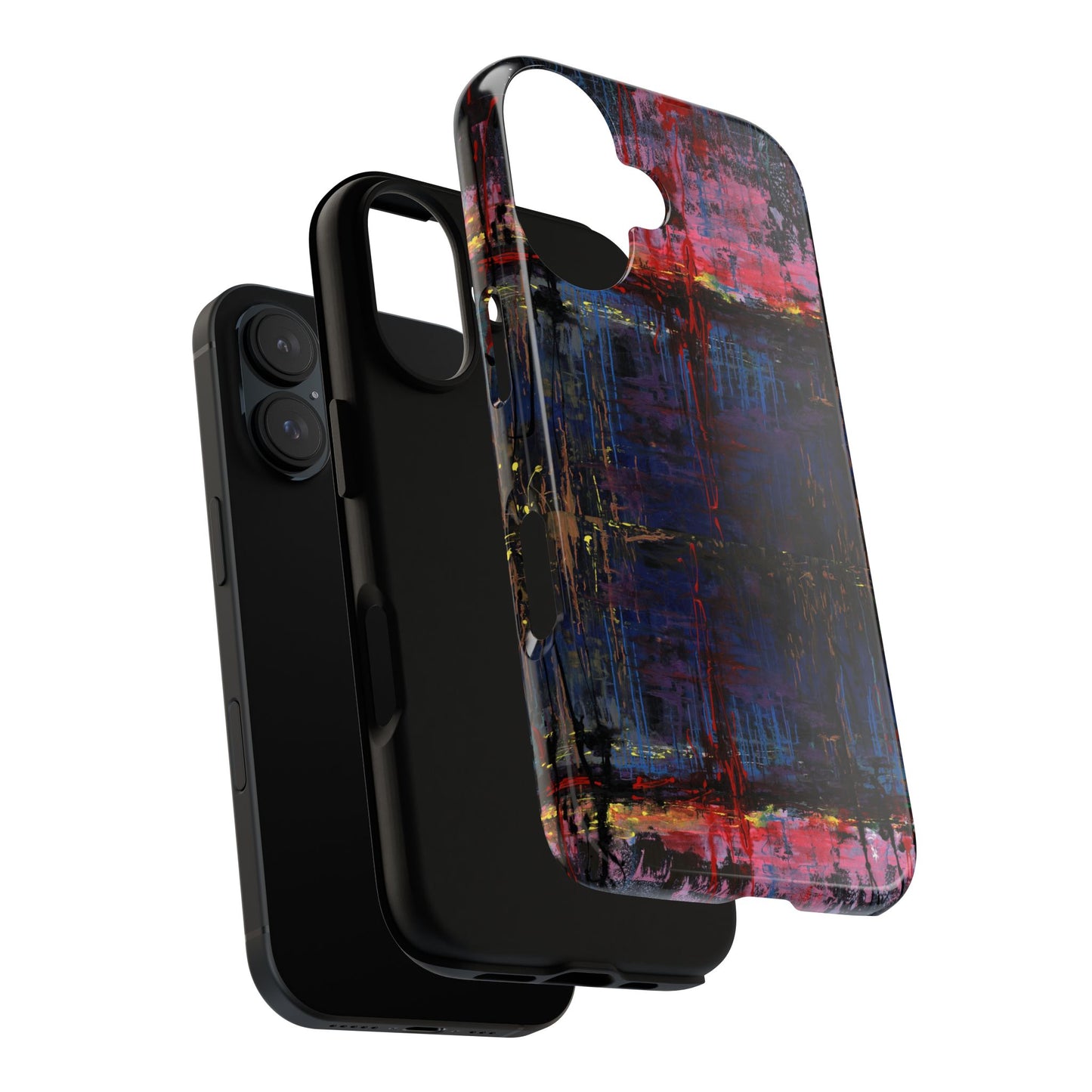 Artistic Tough Cases - Colorful Abstract Phone Case for Creative Souls- Illumination Image