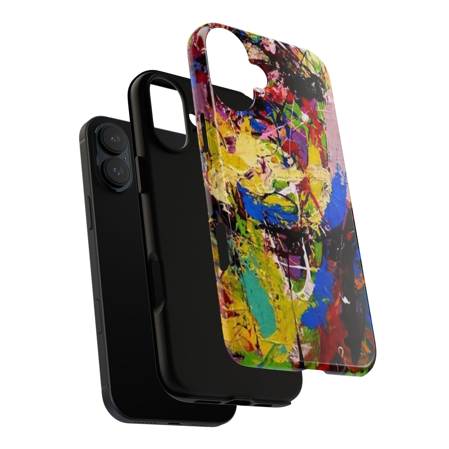 Vibrant Abstract Phone Case - Tough Cases for Bold Individuals