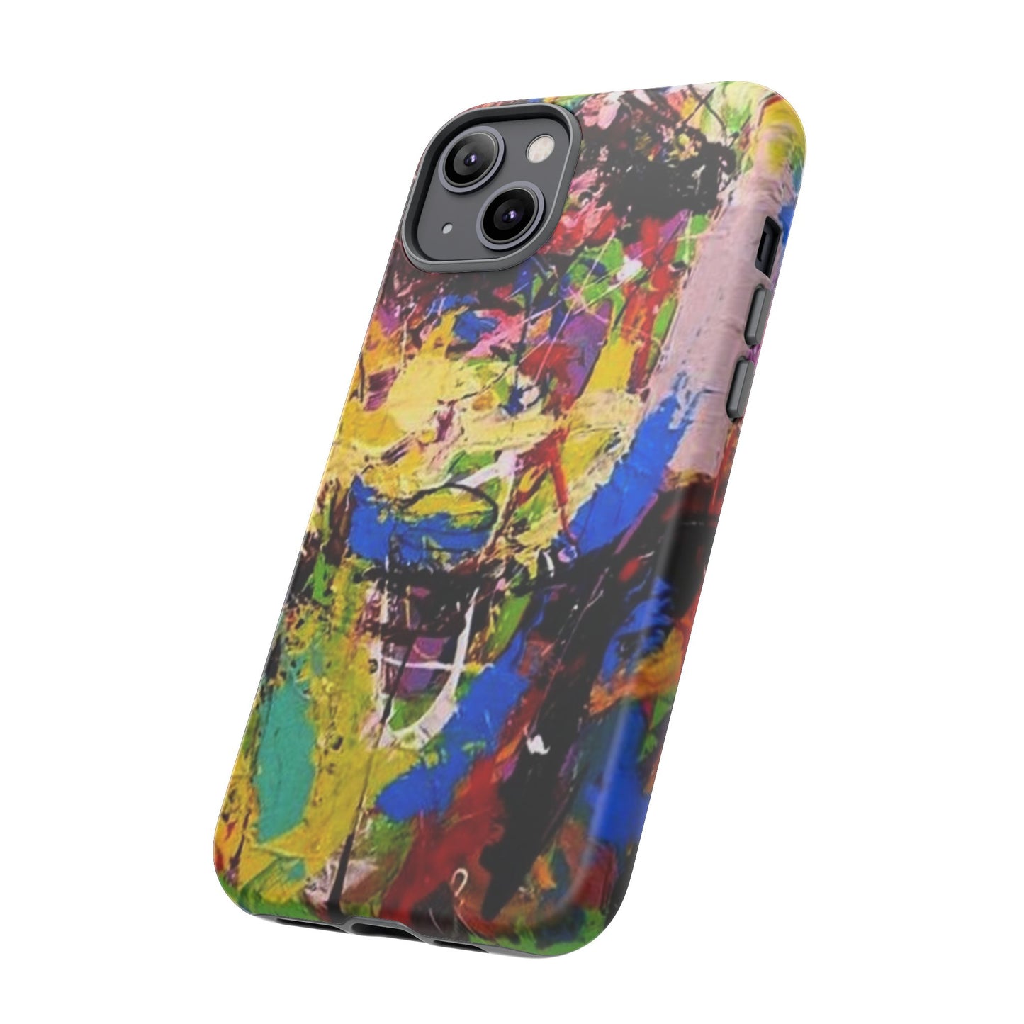 Vibrant Abstract Phone Case - Tough Cases for Bold Individuals