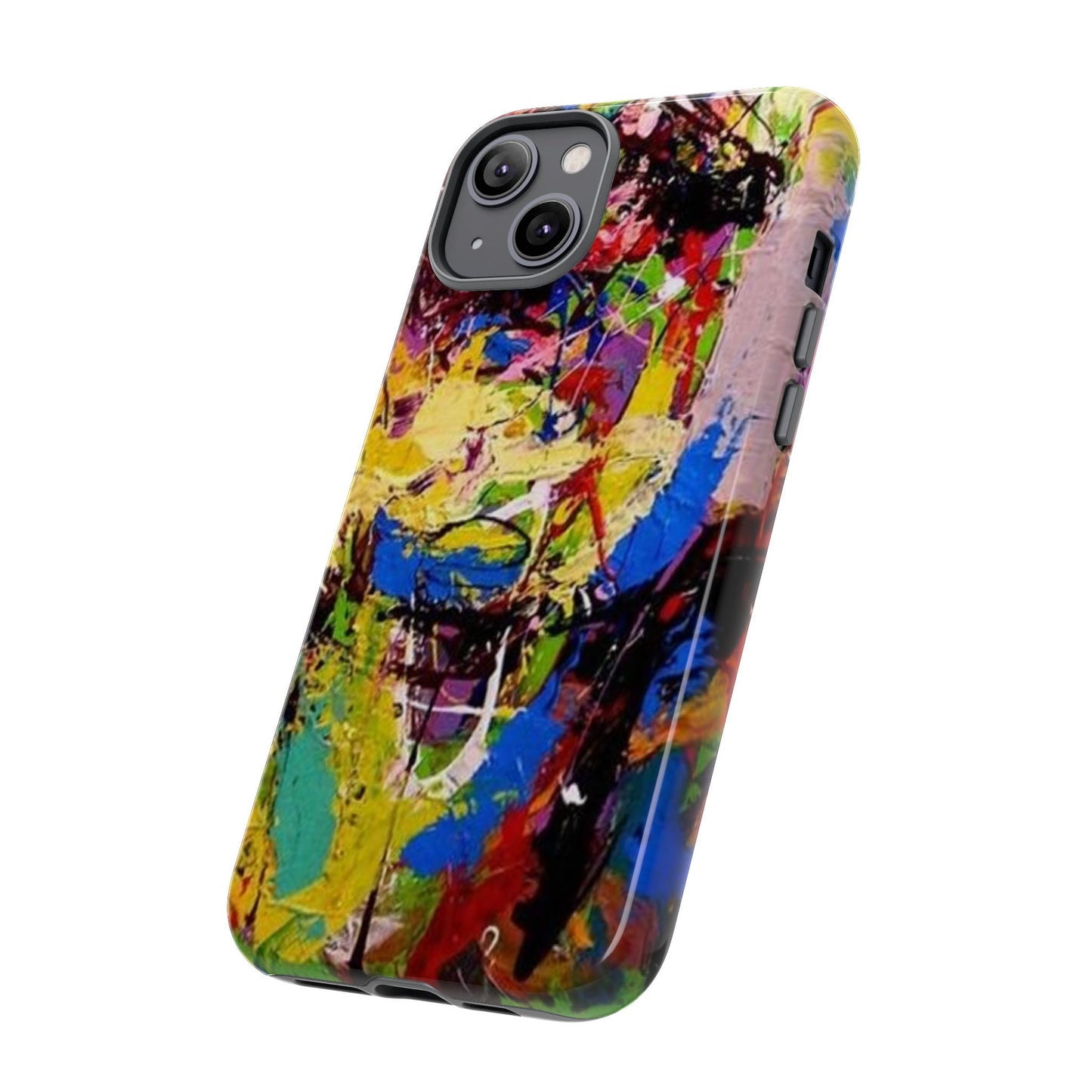 Vibrant Abstract Phone Case - Tough Cases for Bold Individuals