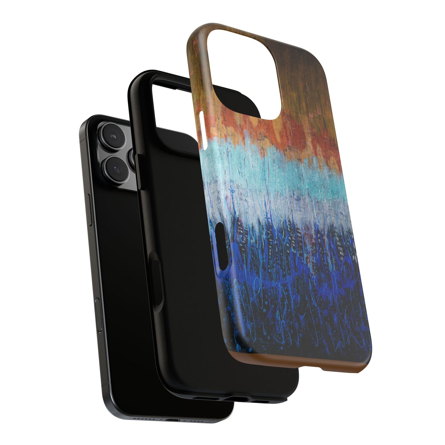 Artistic Tough iPhone Case - Colorful Abstract Design