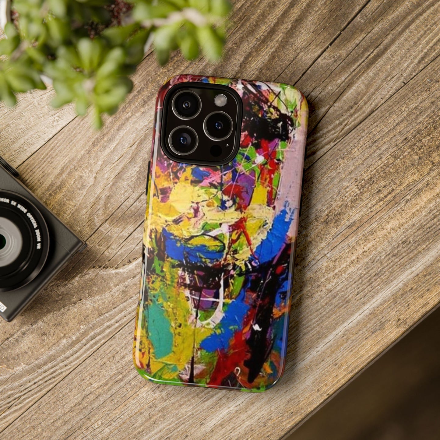 Vibrant Abstract Phone Case - Tough Cases for Bold Individuals