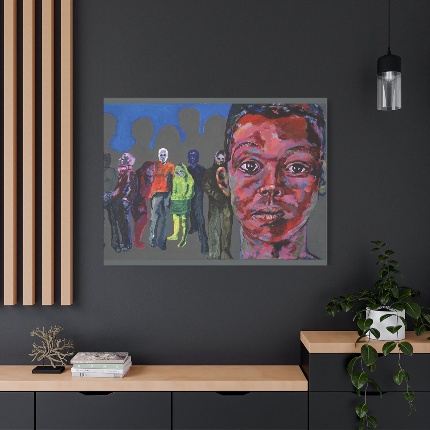 I See You But You Never See Me - Matte Canvas Print