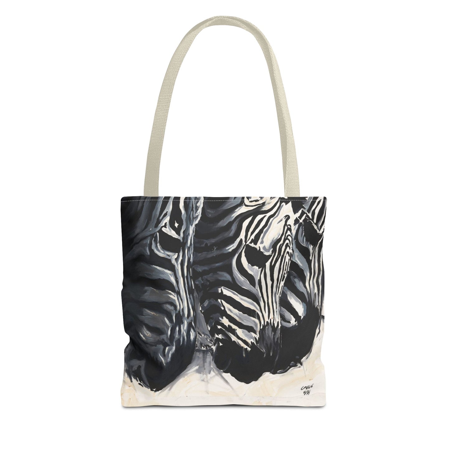 The Baby Zebras Image- Tote Bag