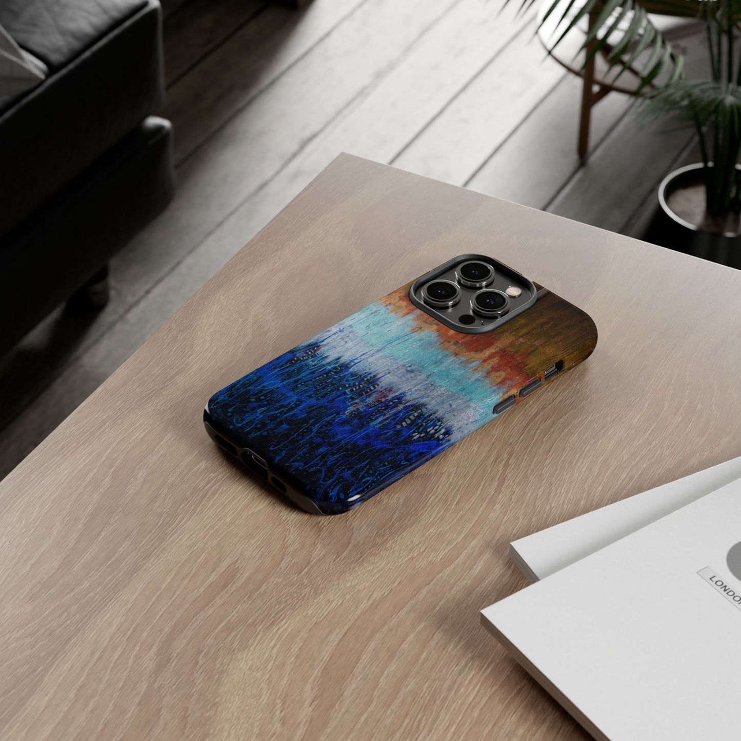 Artistic Tough iPhone Case - Colorful Abstract Design