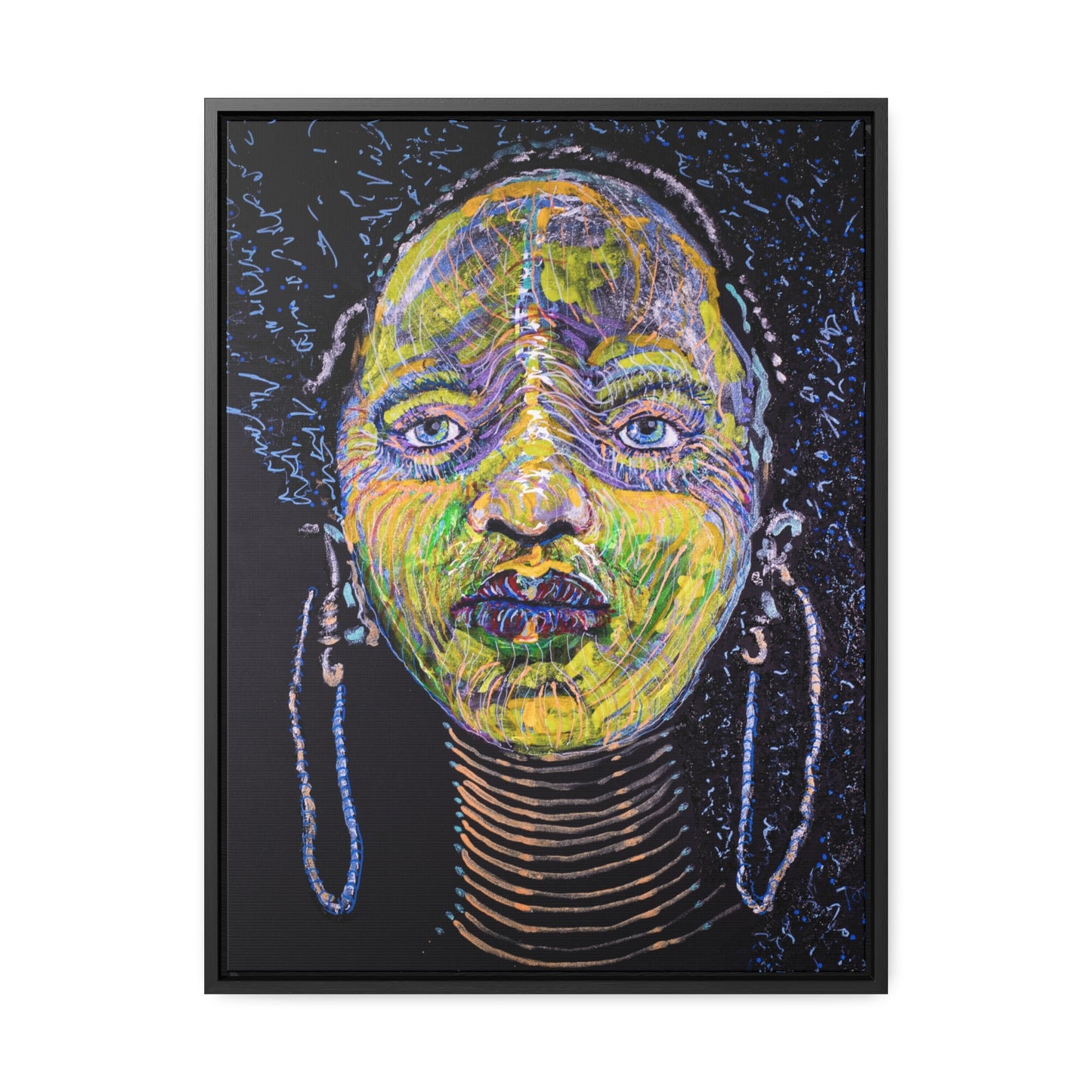 Native Daughter - Framed Canvas Print