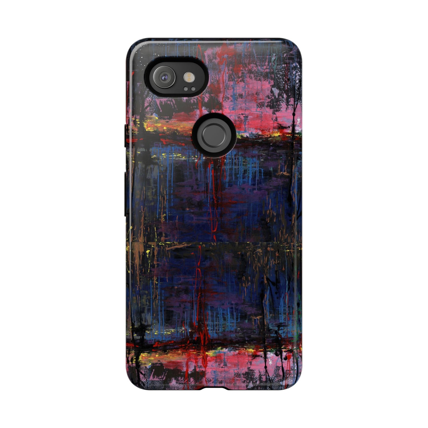 Artistic Tough Cases - Colorful Abstract Phone Case for Creative Souls- Illumination Image