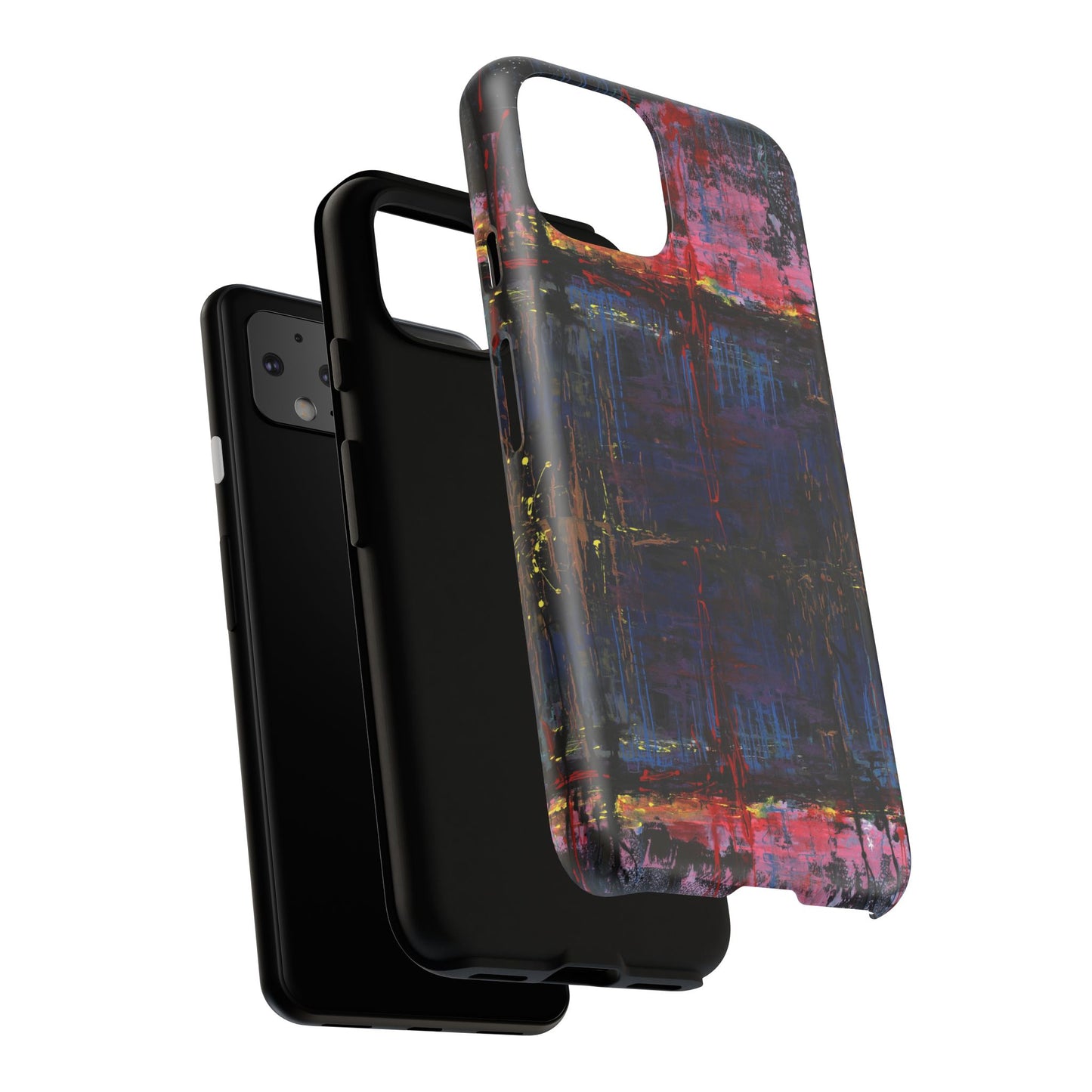 Artistic Tough Cases - Colorful Abstract Phone Case for Creative Souls- Illumination Image