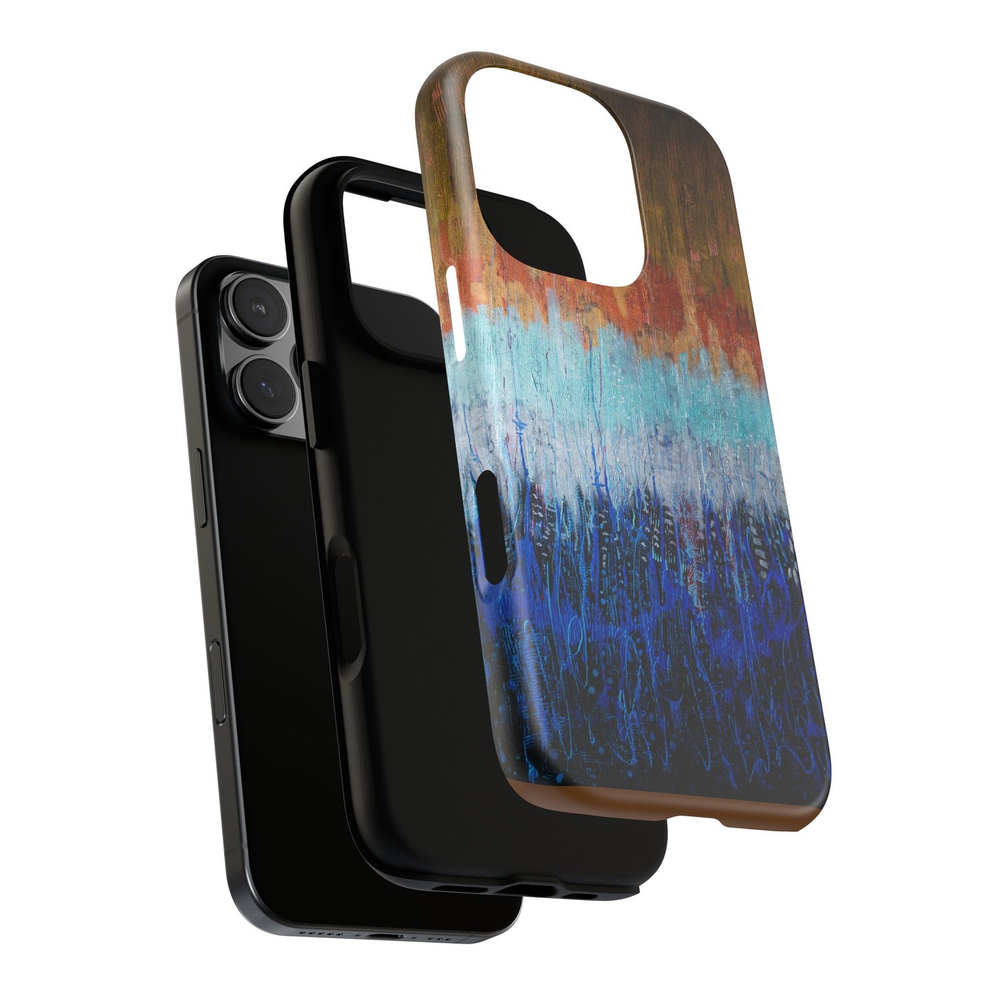Artistic Tough iPhone Case - Colorful Abstract Design