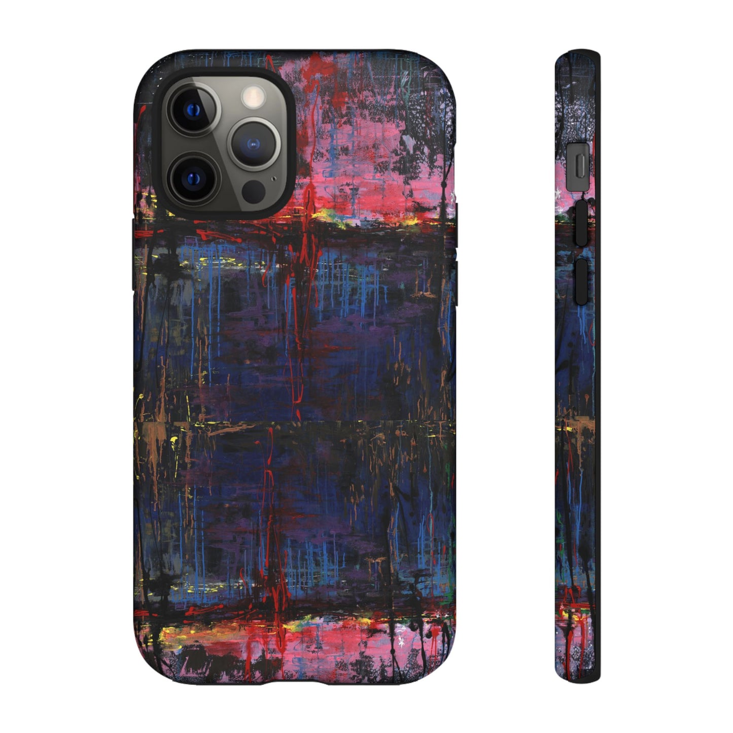 Artistic Tough Cases - Colorful Abstract Phone Case for Creative Souls- Illumination Image