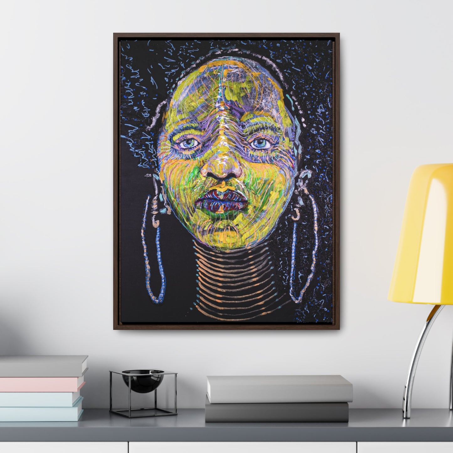 Native Daughter - Framed Canvas Print