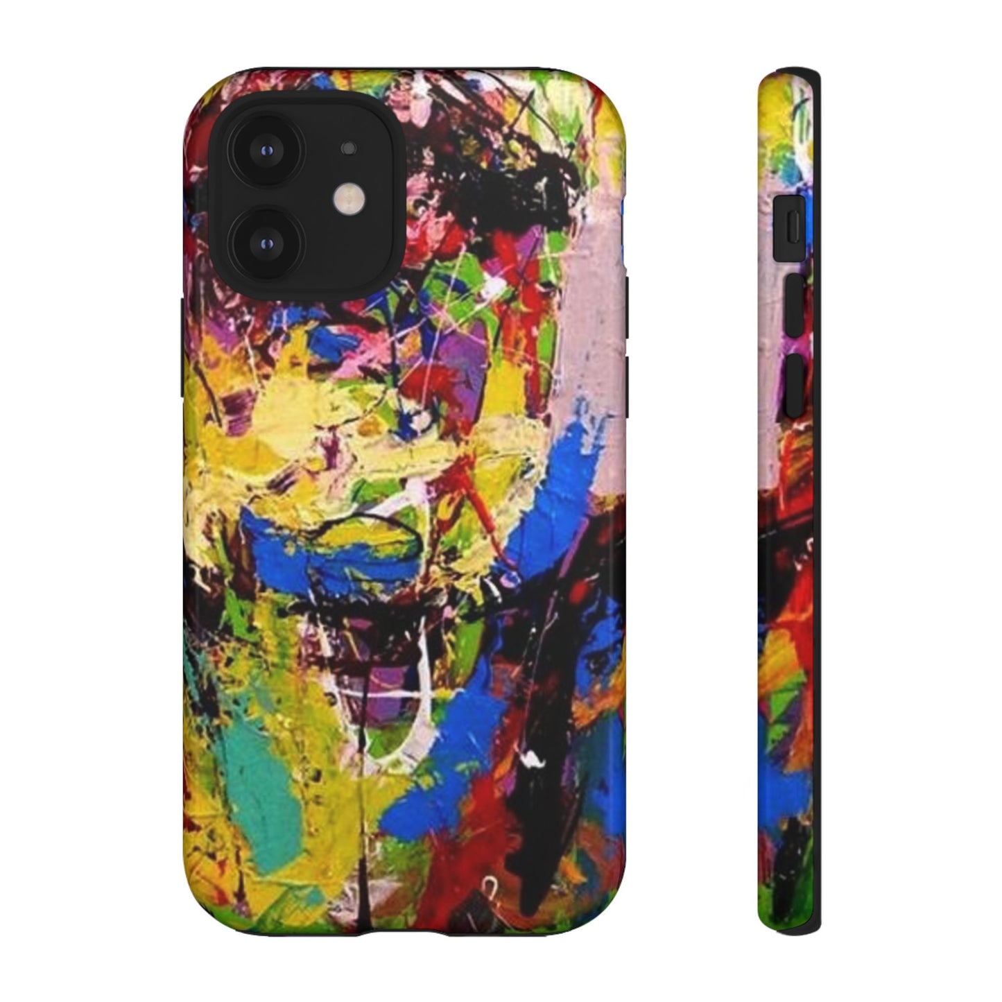 Vibrant Abstract Phone Case - Tough Cases for Bold Individuals