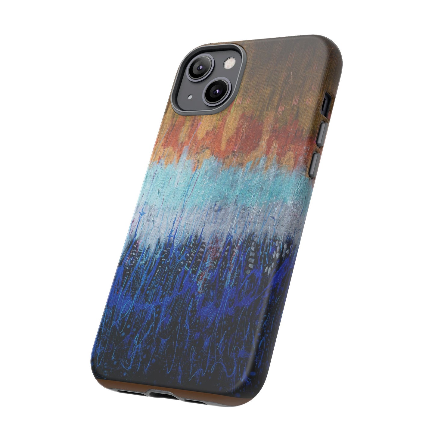 Artistic Tough iPhone Case - Colorful Abstract Design