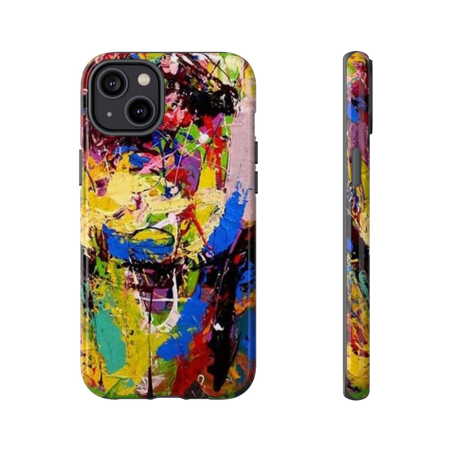 Vibrant Abstract Phone Case - Tough Cases for Bold Individuals