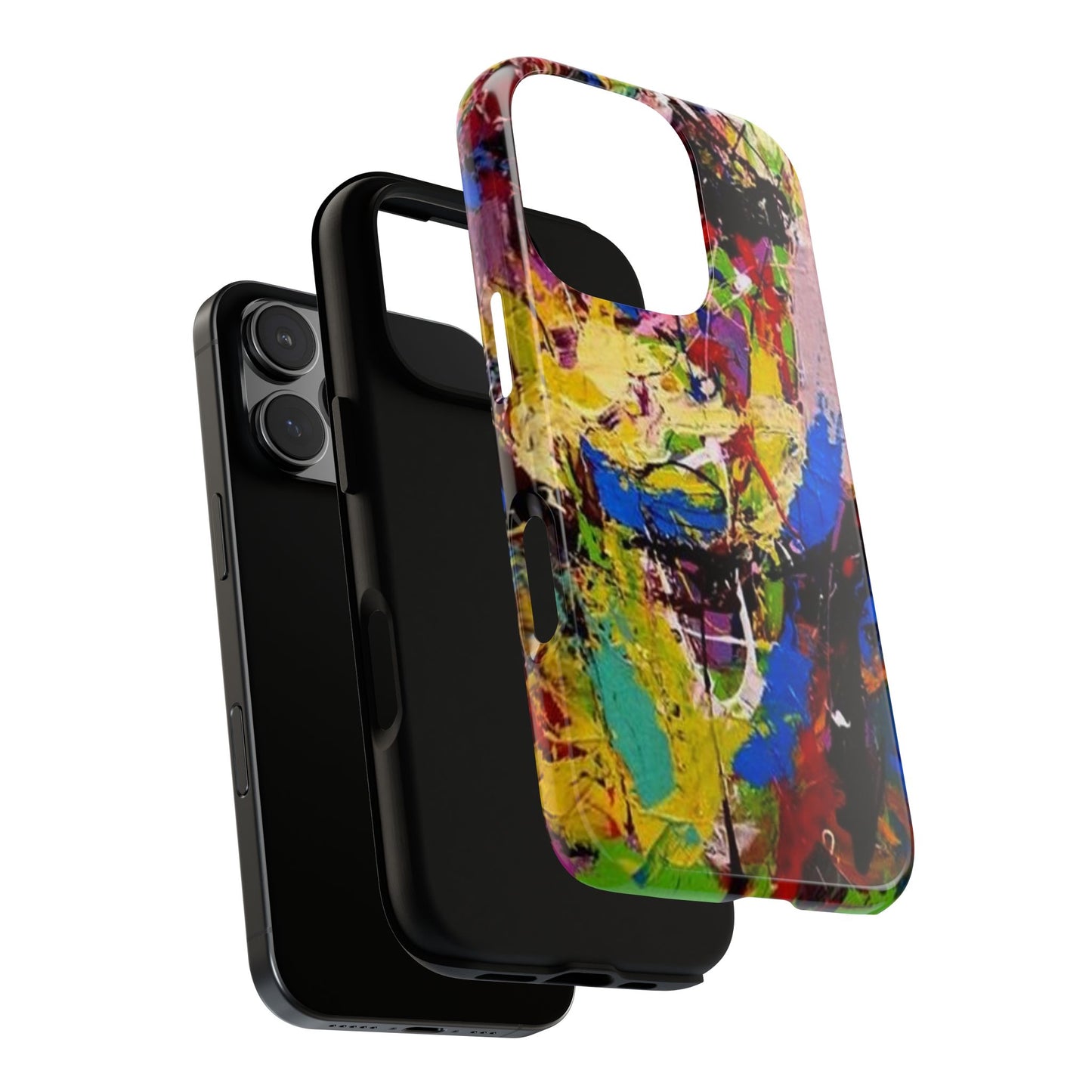 Vibrant Abstract Phone Case - Tough Cases for Bold Individuals
