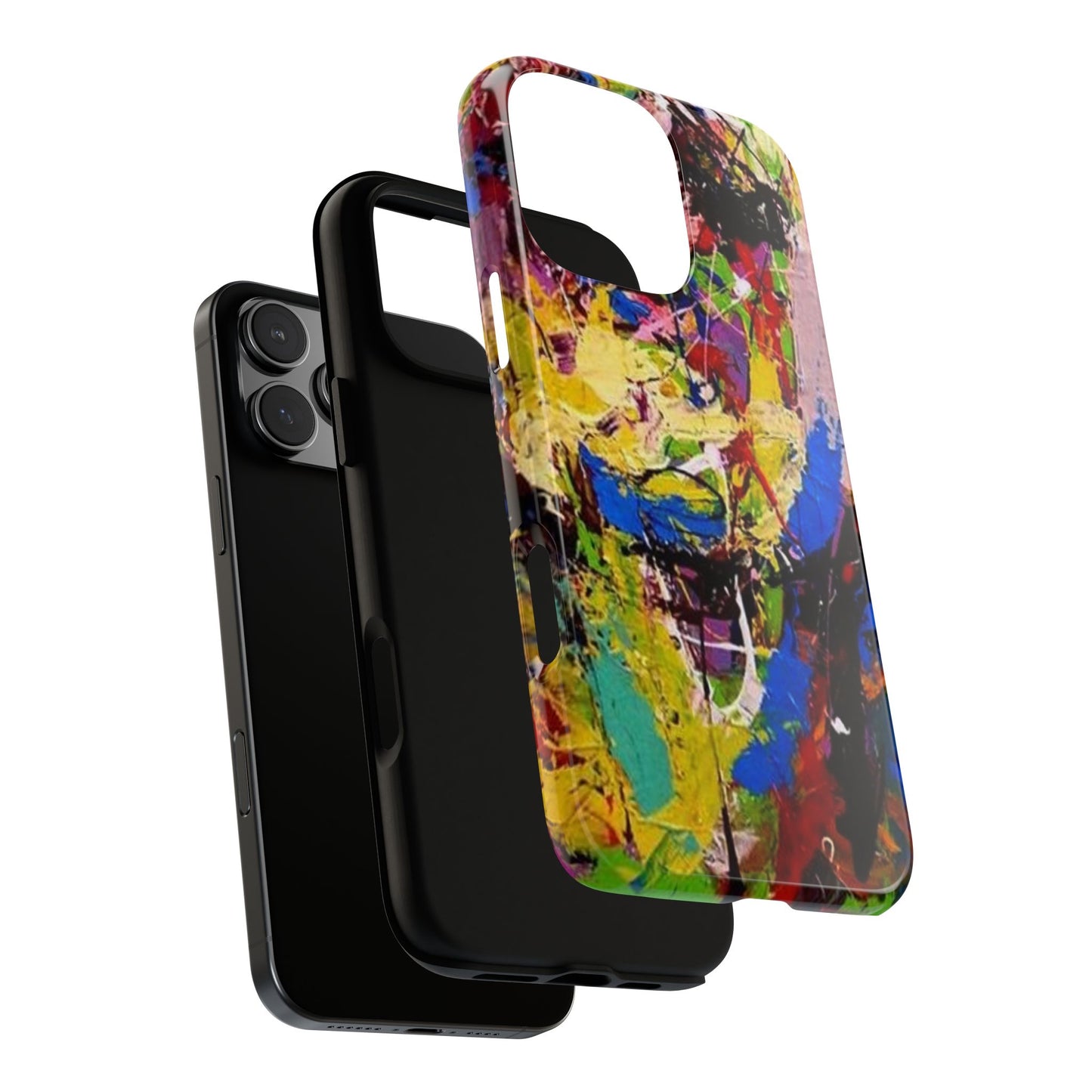 Vibrant Abstract Phone Case - Tough Cases for Bold Individuals