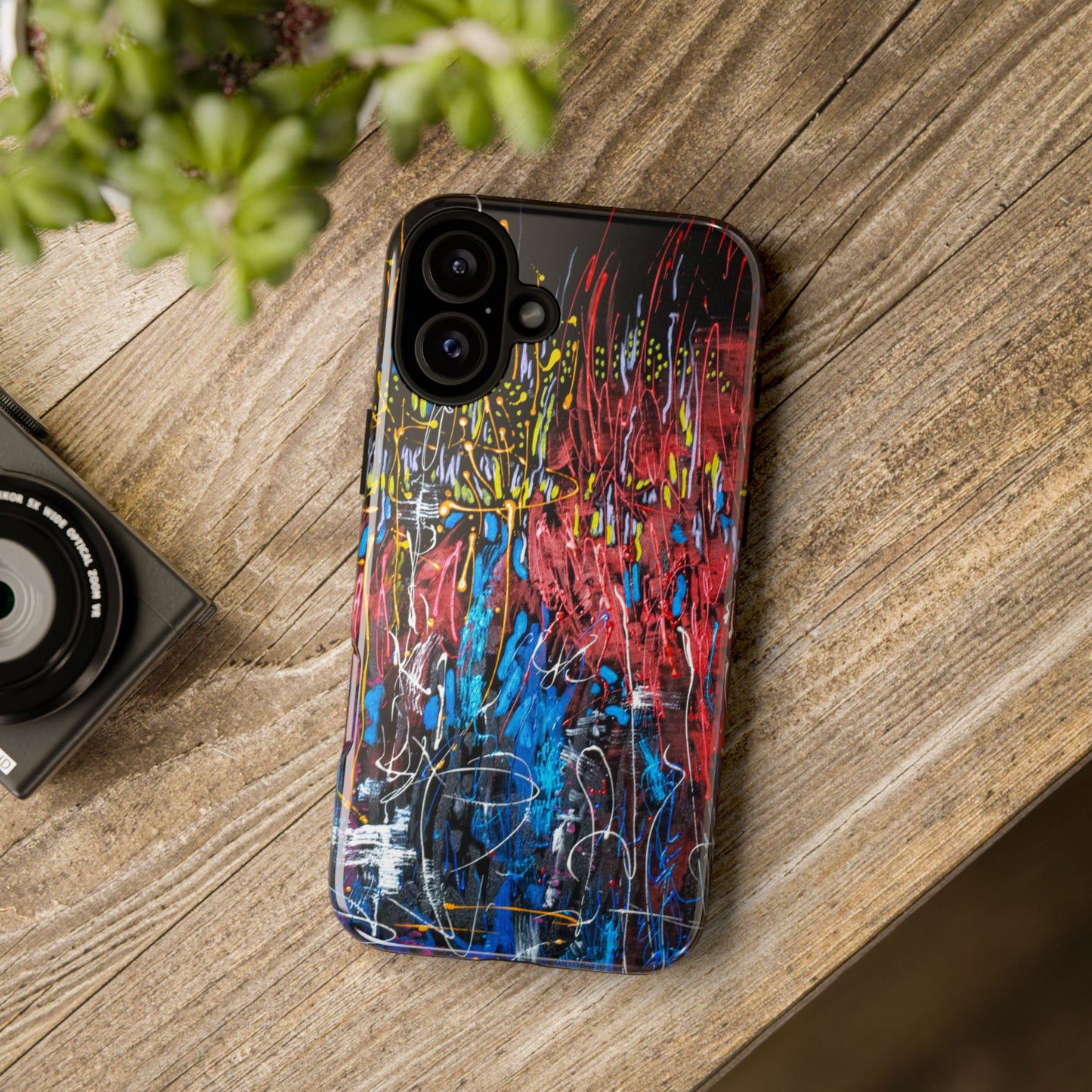 Vibrant Tough Case-Passion of Life Image- Artistic Phone Cover for Bold Personalities