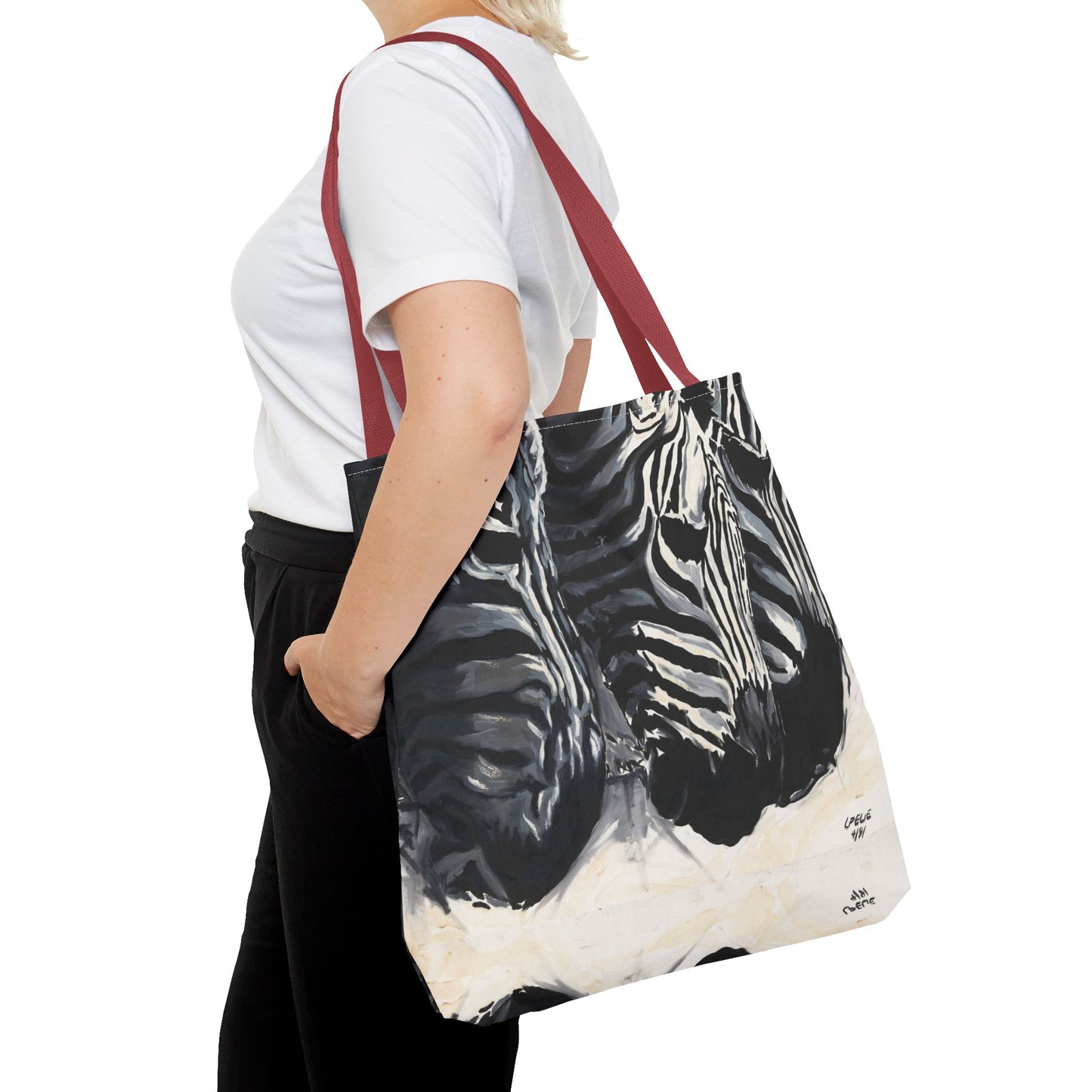 The Baby Zebras Image- Tote Bag
