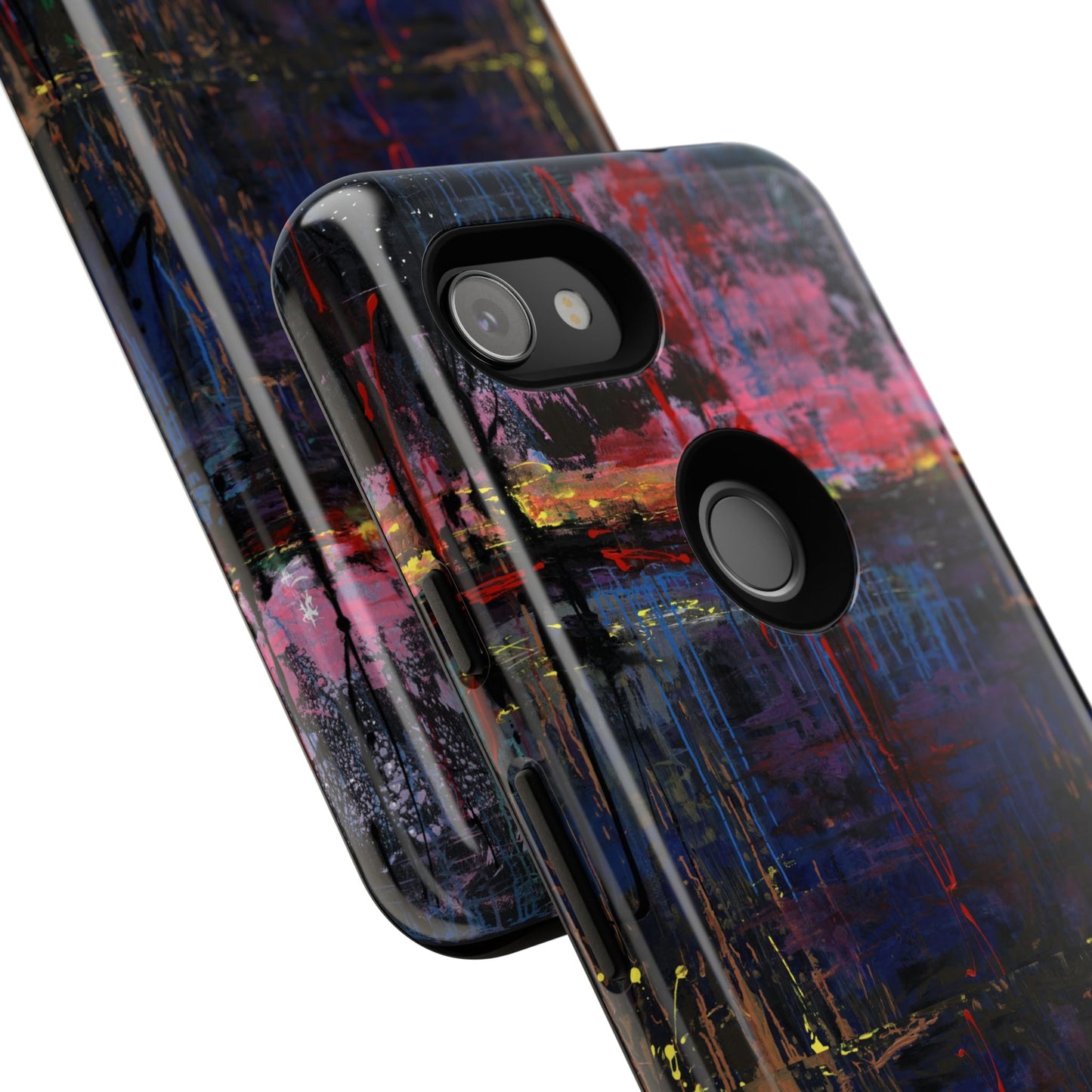 Artistic Tough Cases - Colorful Abstract Phone Case for Creative Souls- Illumination Image