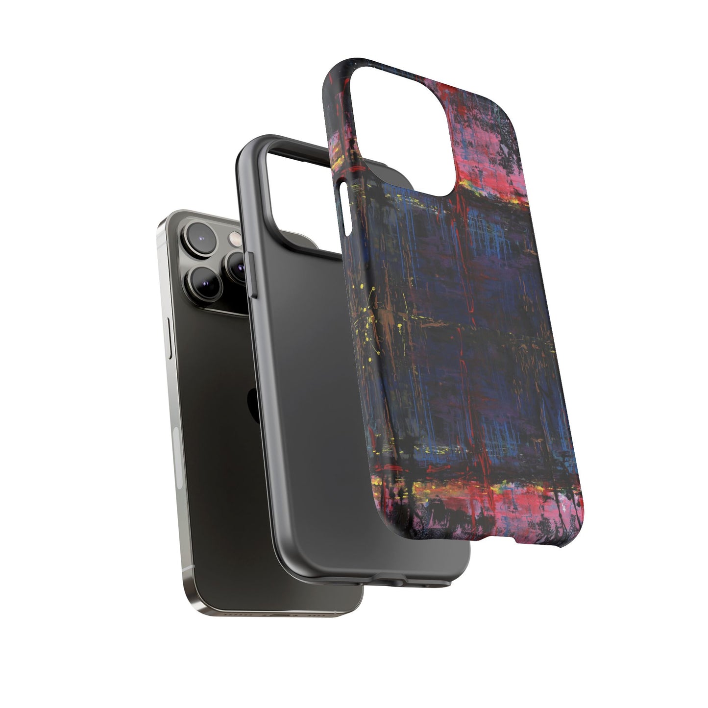 Artistic Tough Cases - Colorful Abstract Phone Case for Creative Souls- Illumination Image