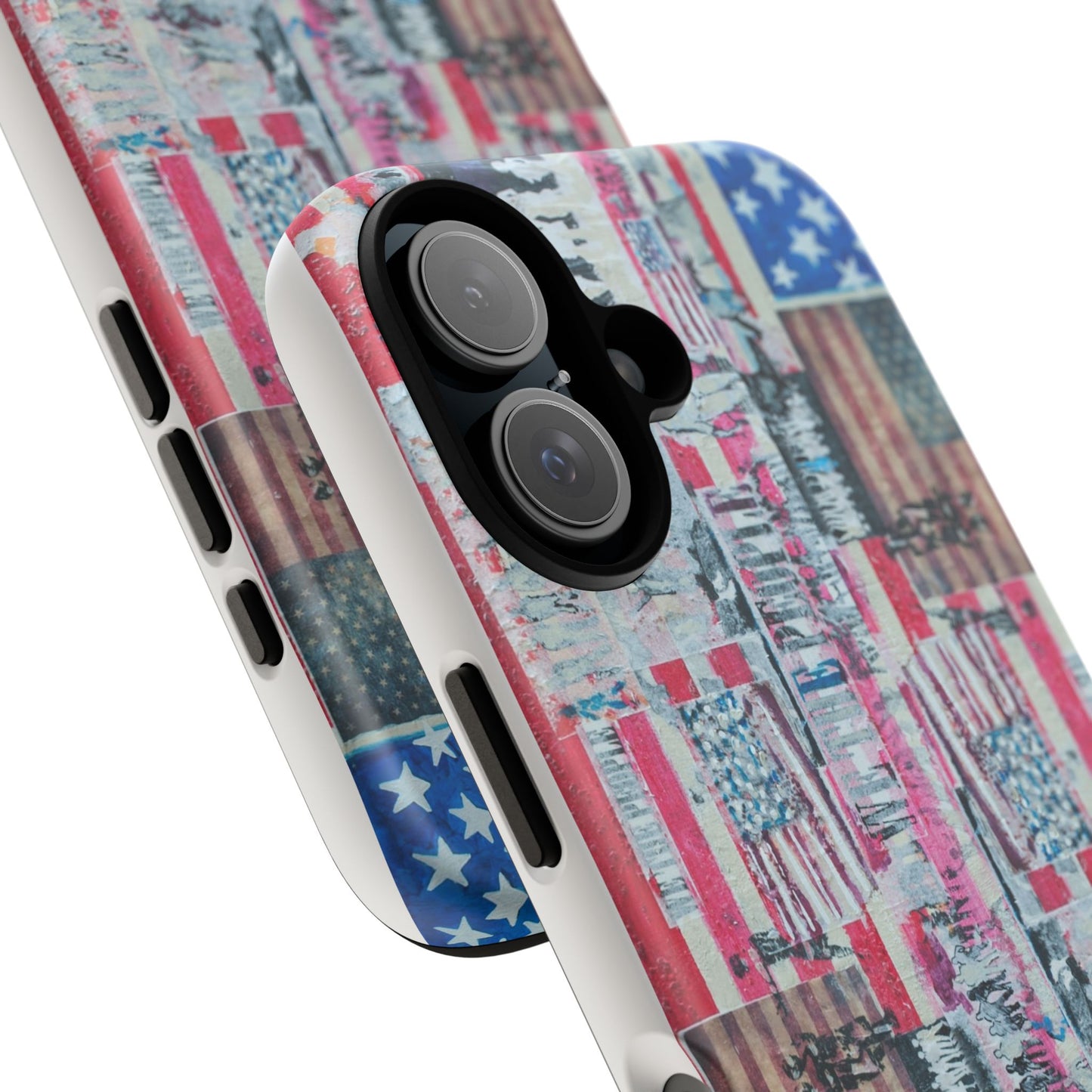Patriotic Phone Case -We The People Image - Tough Cases with American Flag Design