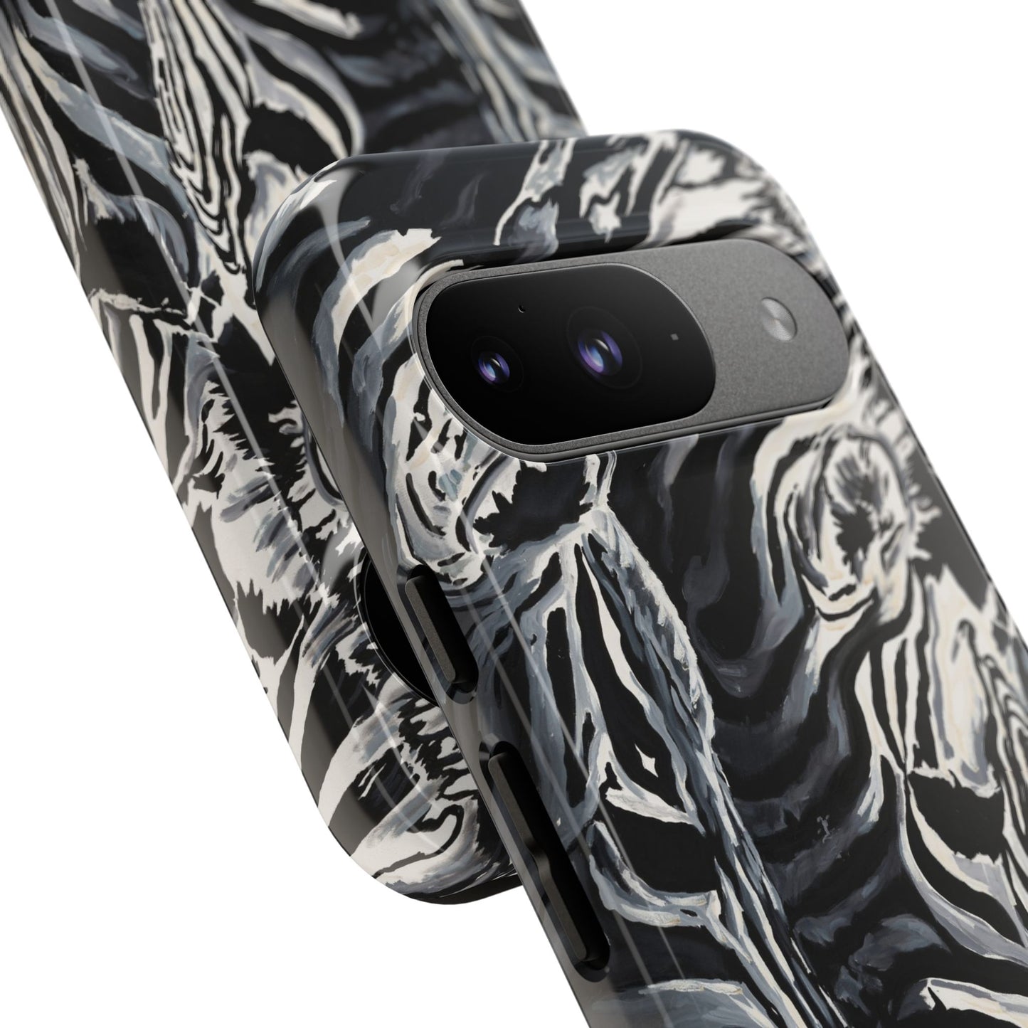 Artistic Zebra Print Phone Case -Tough Cases- Baby Zebras Image