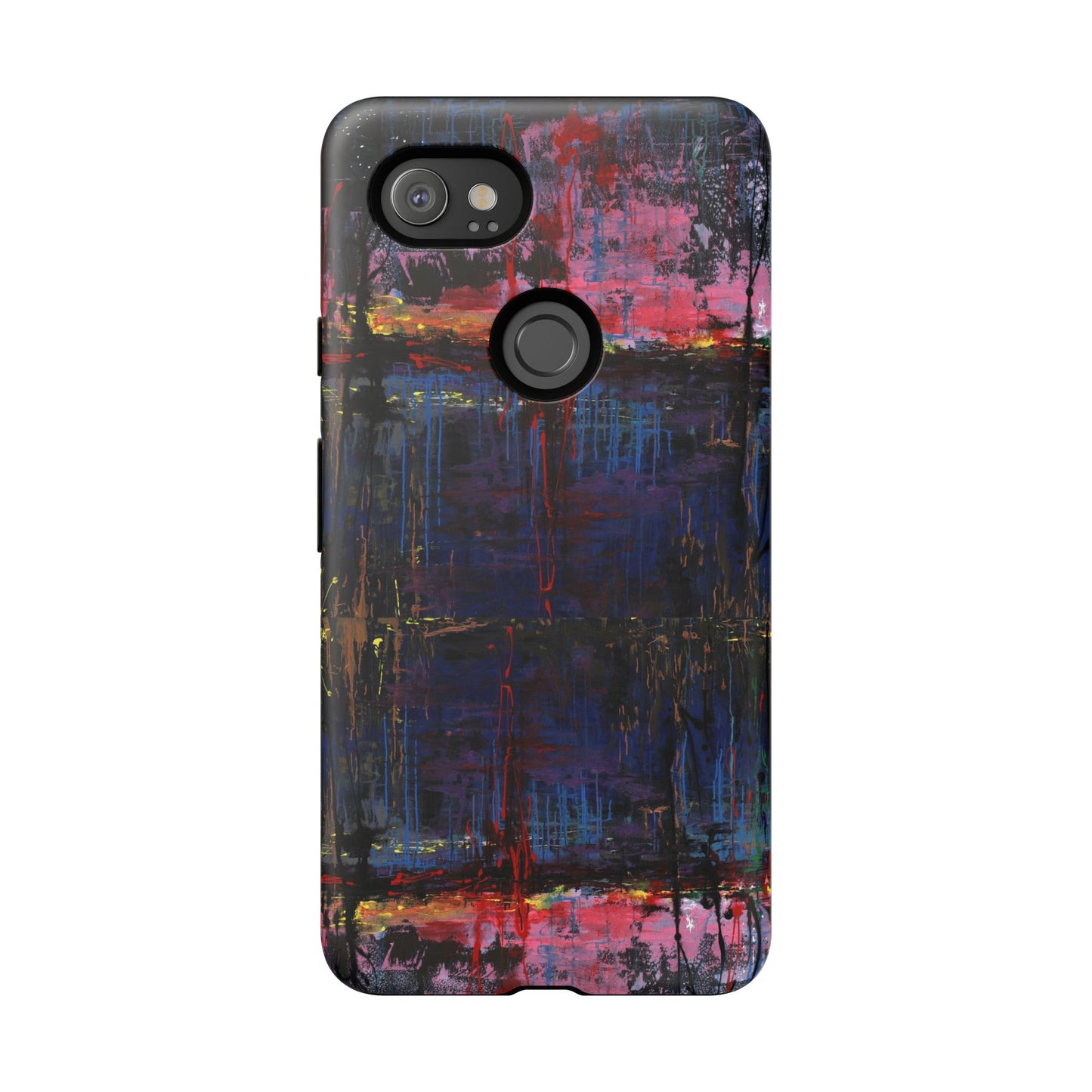 Artistic Tough Cases - Colorful Abstract Phone Case for Creative Souls- Illumination Image