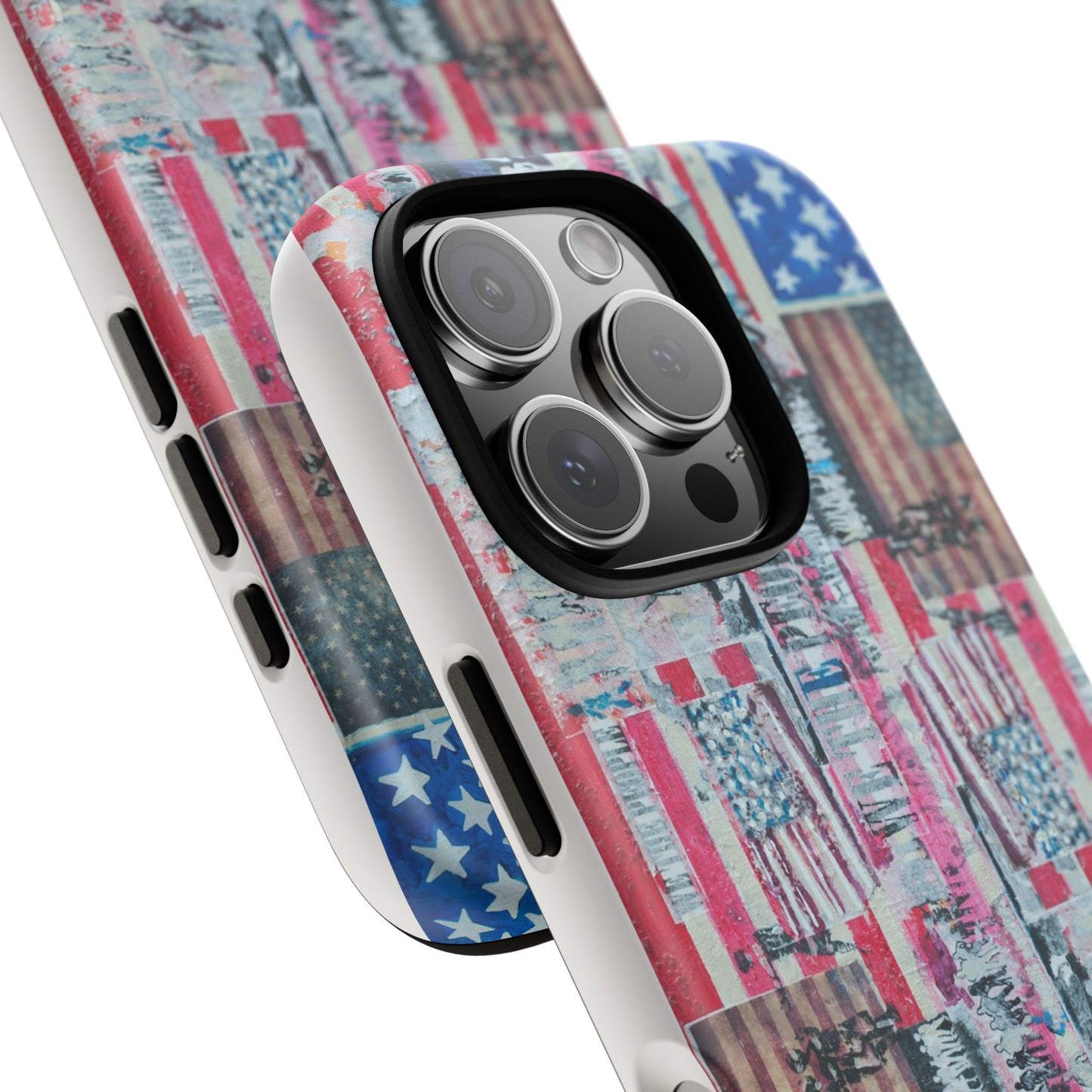 Patriotic Phone Case -We The People Image - Tough Cases with American Flag Design