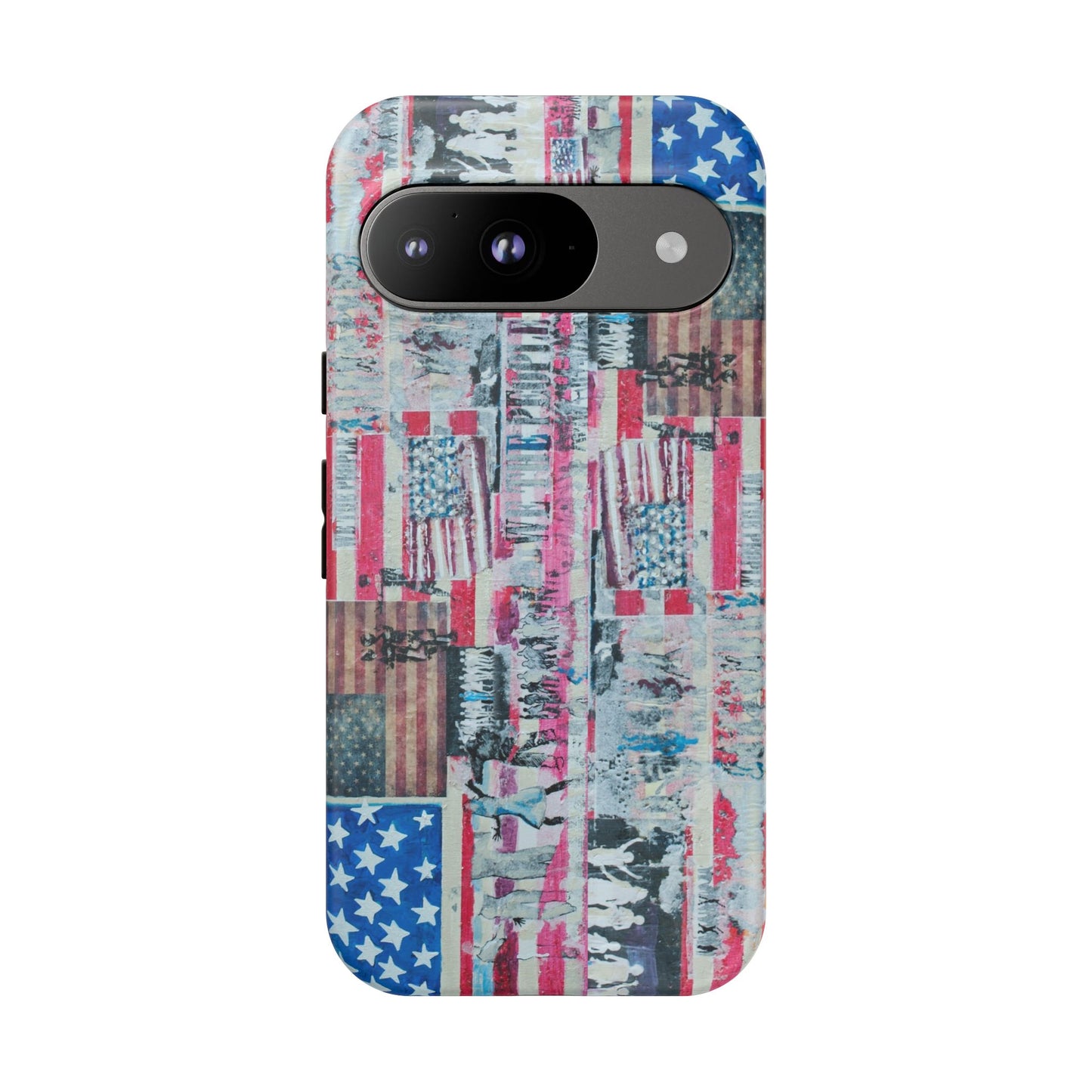 Patriotic Phone Case -We The People Image - Tough Cases with American Flag Design