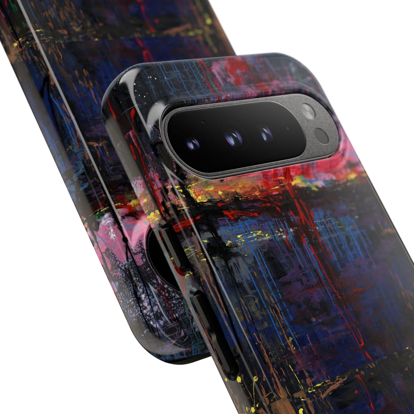 Artistic Tough Cases - Colorful Abstract Phone Case for Creative Souls- Illumination Image
