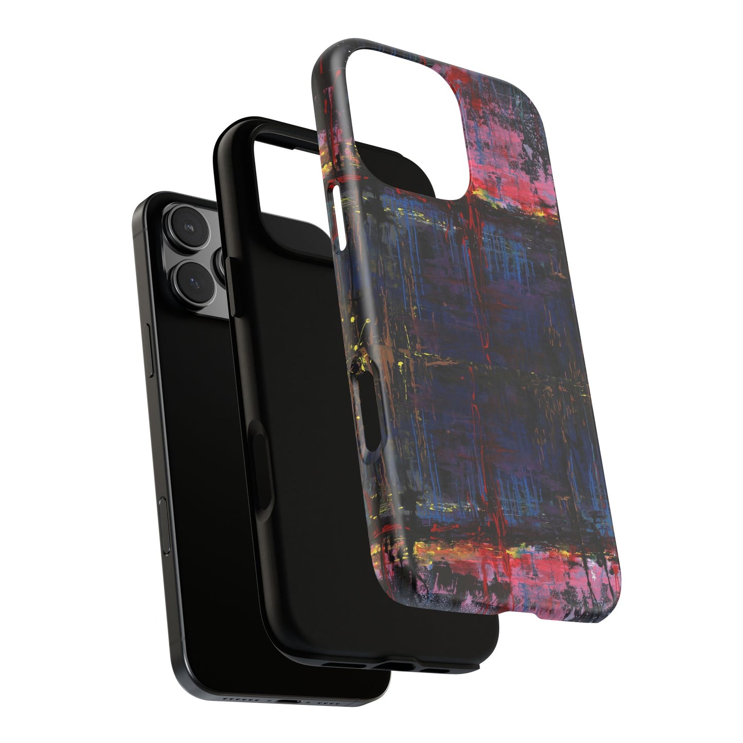 Artistic Tough Cases - Colorful Abstract Phone Case for Creative Souls- Illumination Image