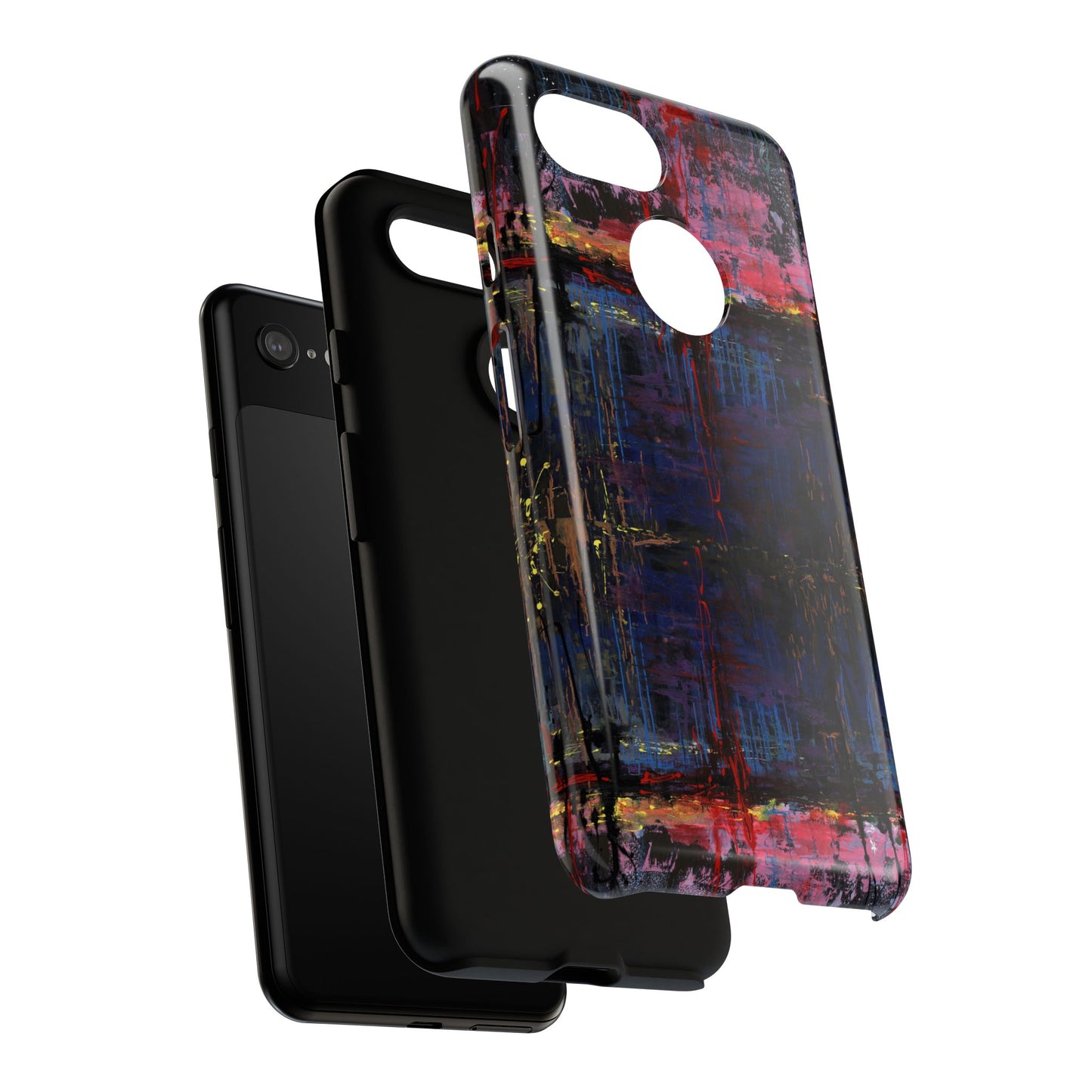 Artistic Tough Cases - Colorful Abstract Phone Case for Creative Souls- Illumination Image