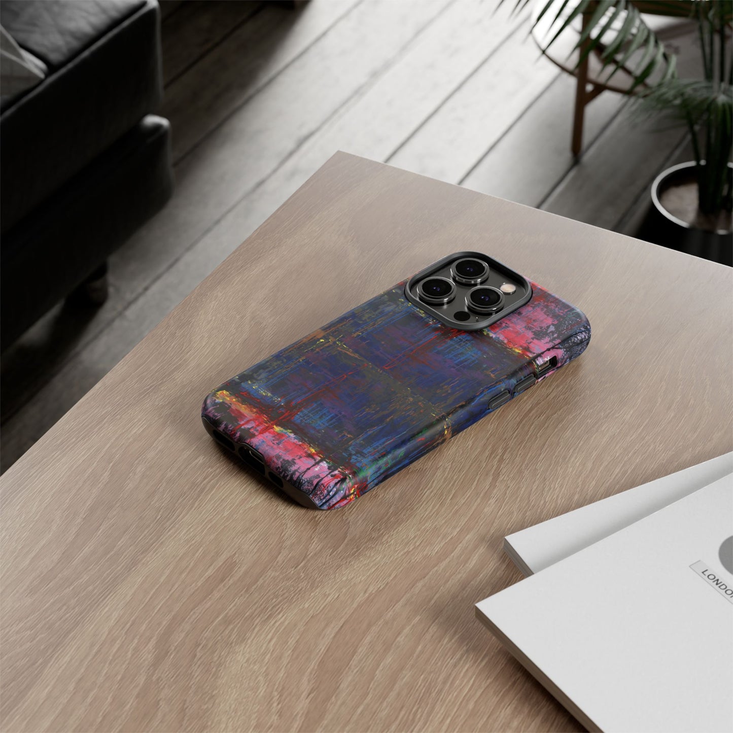 Artistic Tough Cases - Colorful Abstract Phone Case for Creative Souls- Illumination Image