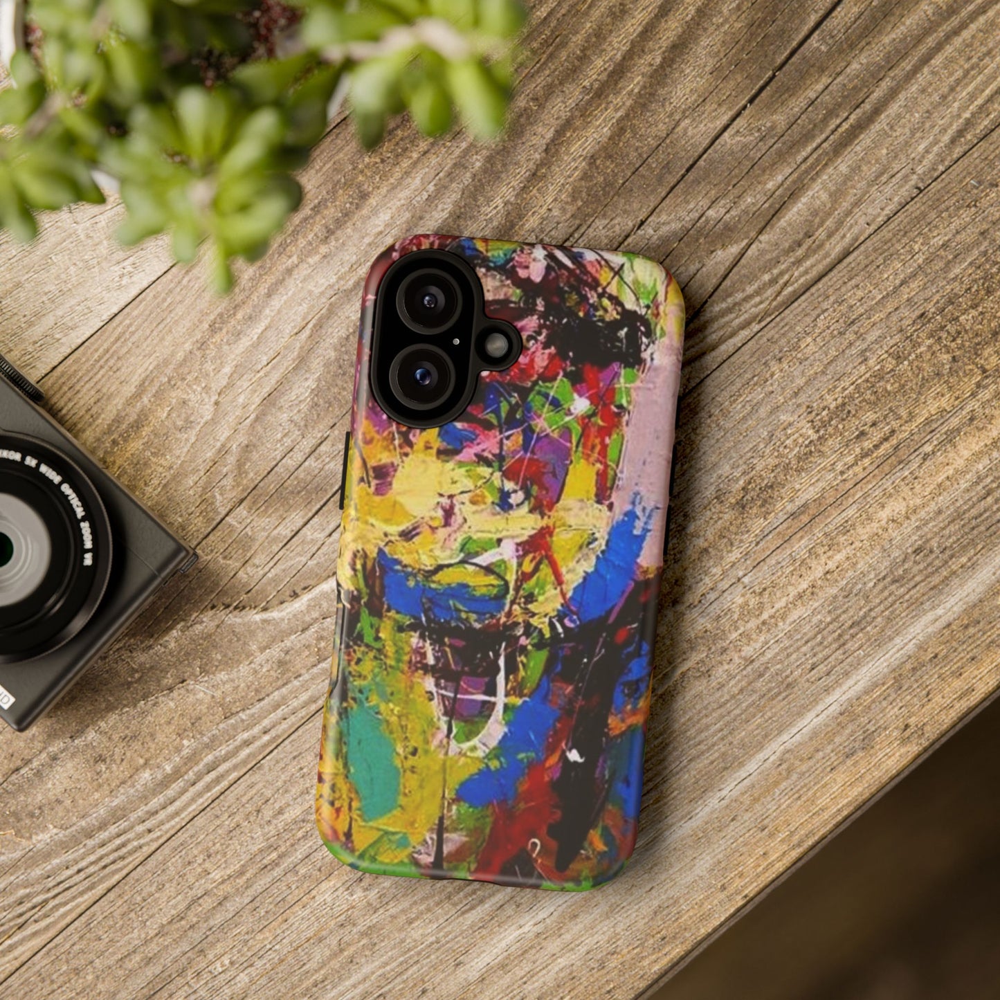 Vibrant Abstract Phone Case - Tough Cases for Bold Individuals