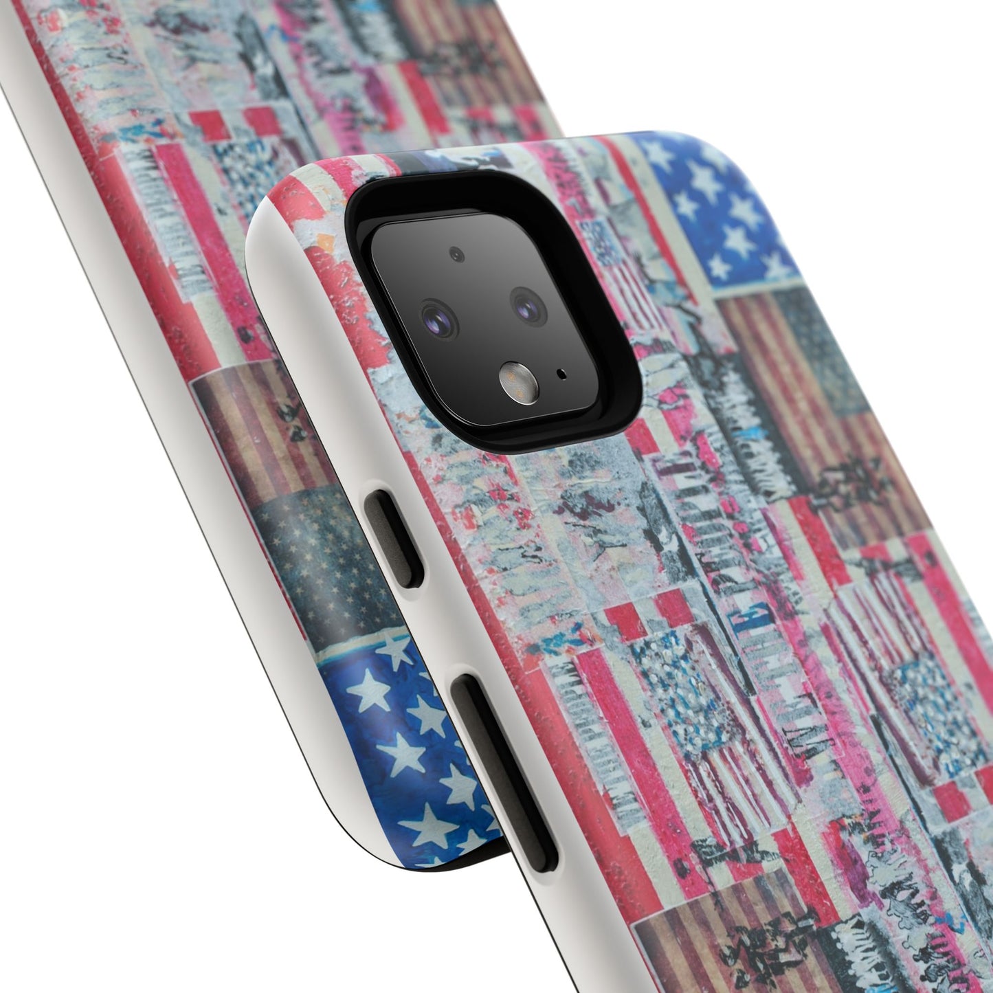 Patriotic Phone Case -We The People Image - Tough Cases with American Flag Design