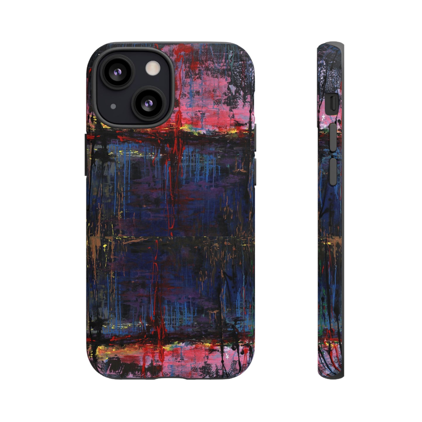 Artistic Tough Cases - Colorful Abstract Phone Case for Creative Souls- Illumination Image