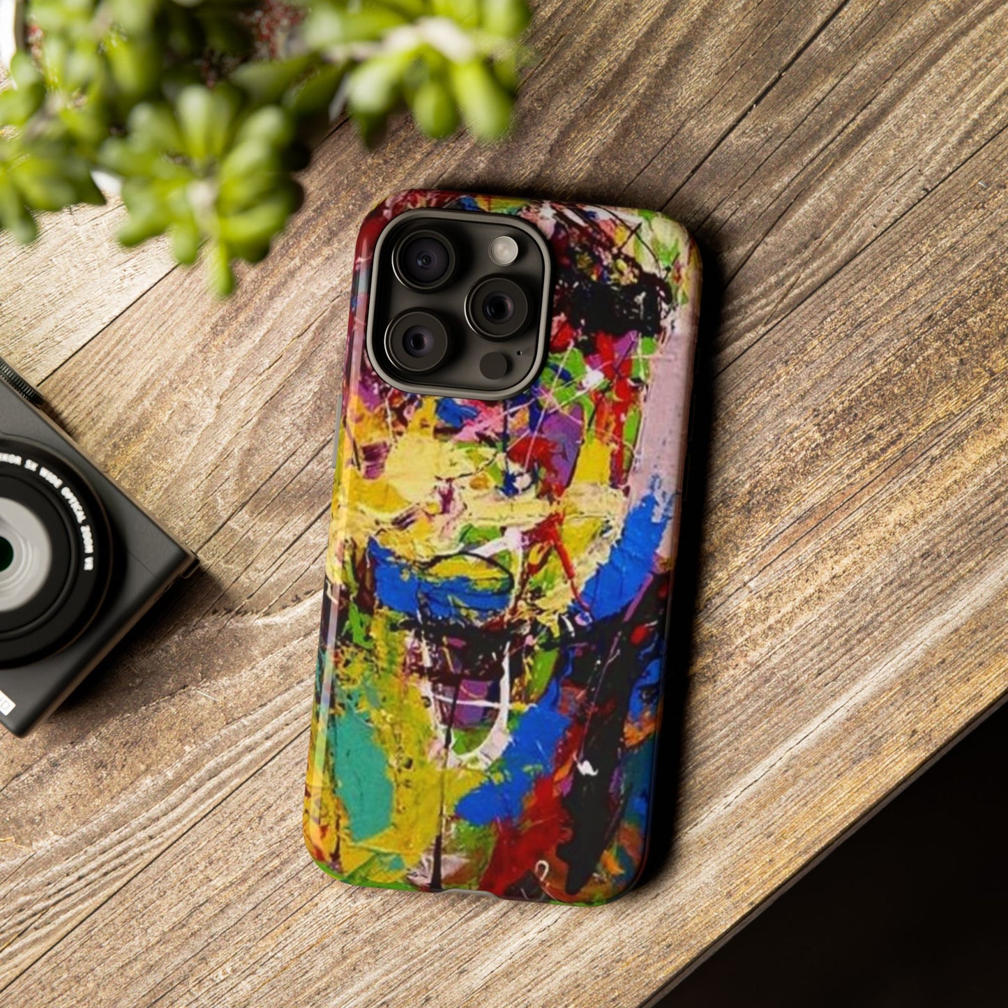Vibrant Abstract Phone Case - Tough Cases for Bold Individuals