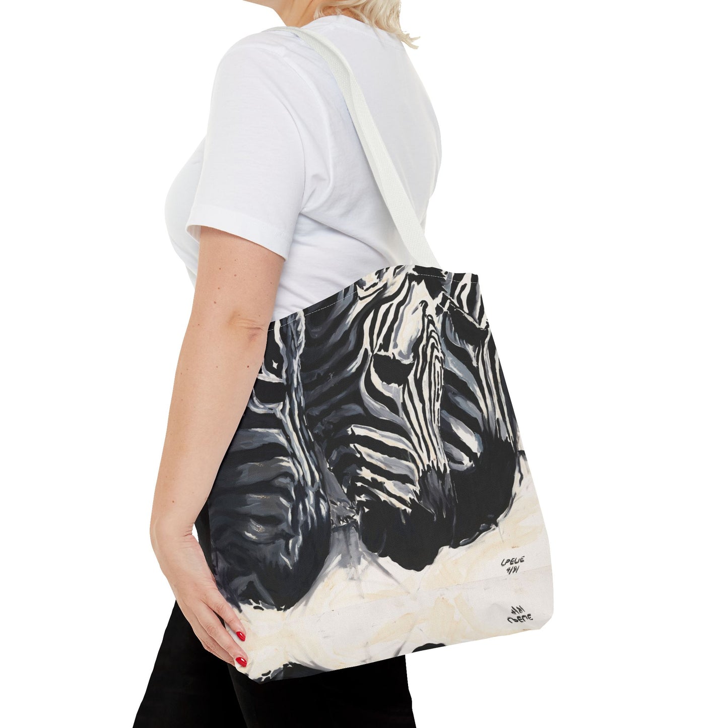 The Baby Zebras Image- Tote Bag
