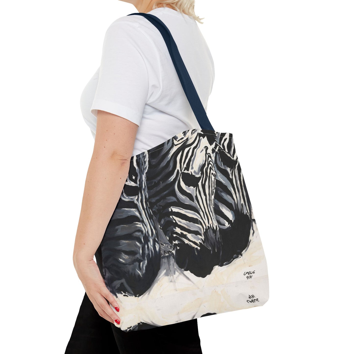 The Baby Zebras Image- Tote Bag