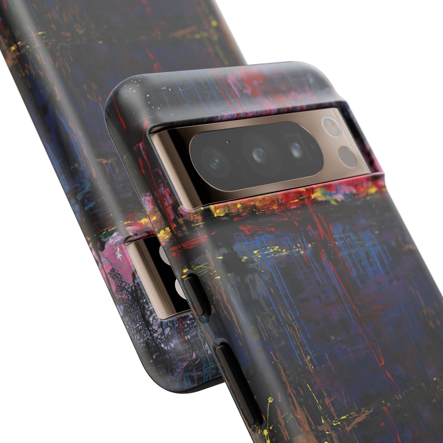 Artistic Tough Cases - Colorful Abstract Phone Case for Creative Souls- Illumination Image