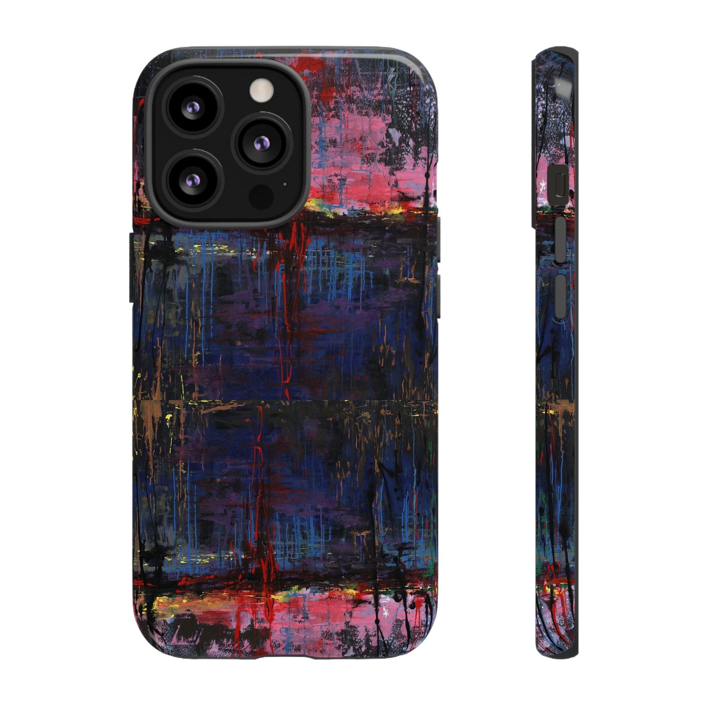 Artistic Tough Cases - Colorful Abstract Phone Case for Creative Souls- Illumination Image