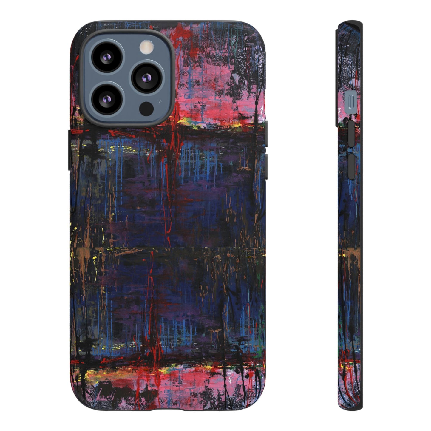 Artistic Tough Cases - Colorful Abstract Phone Case for Creative Souls- Illumination Image