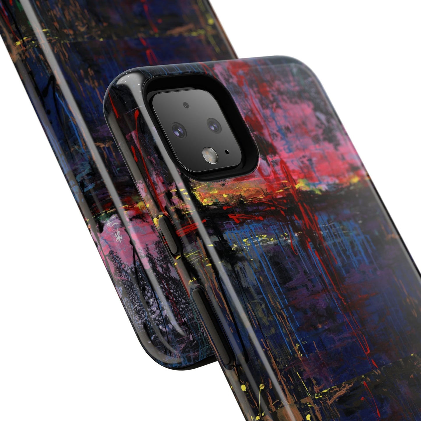 Artistic Tough Cases - Colorful Abstract Phone Case for Creative Souls- Illumination Image