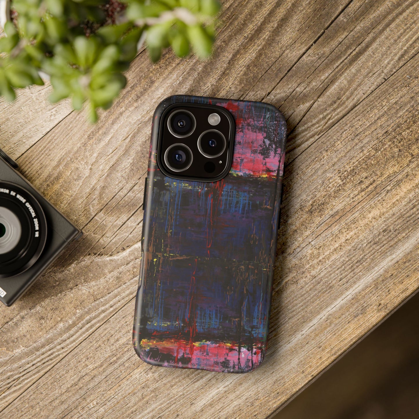 Artistic Tough Cases - Colorful Abstract Phone Case for Creative Souls- Illumination Image