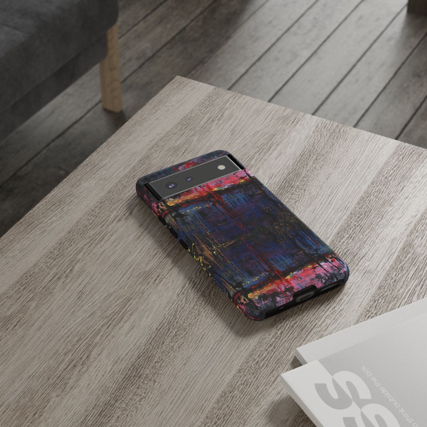 Artistic Tough Cases - Colorful Abstract Phone Case for Creative Souls- Illumination Image