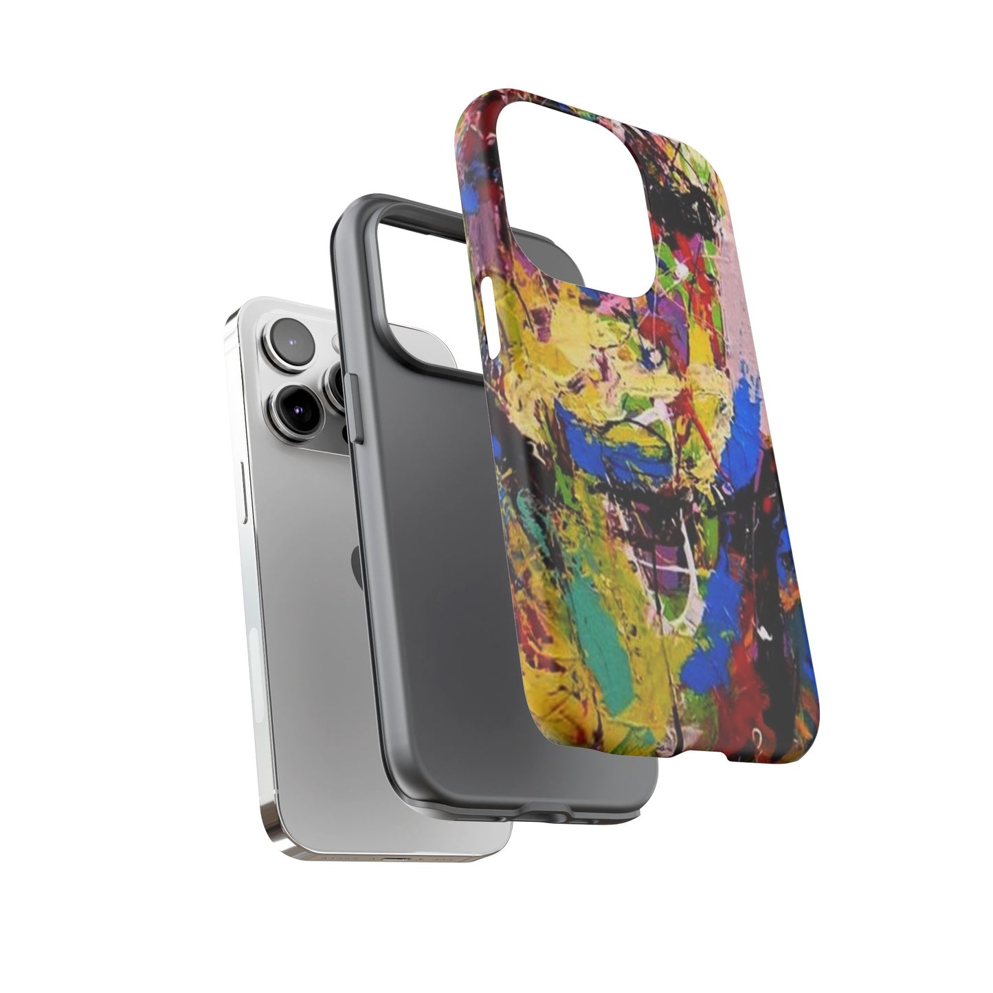 Vibrant Abstract Phone Case - Tough Cases for Bold Individuals