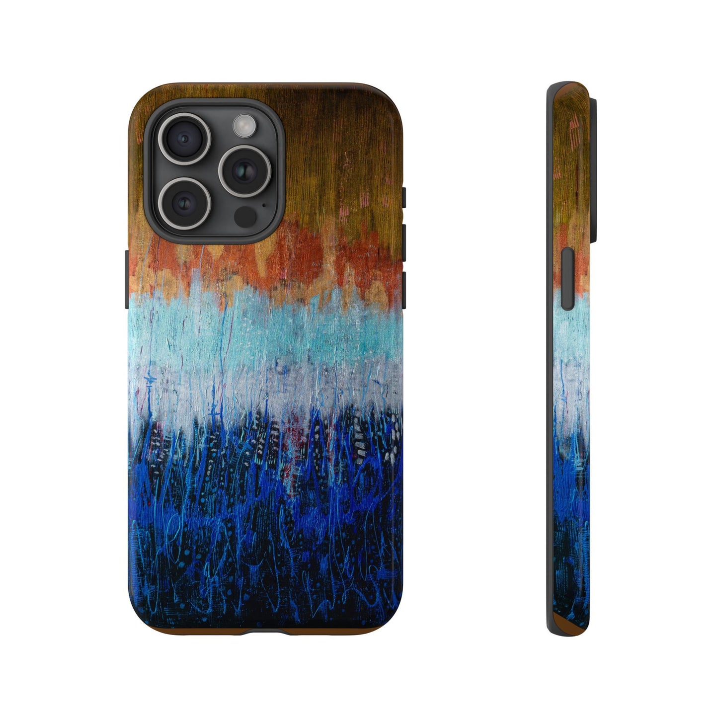 Artistic Tough iPhone Case - Colorful Abstract Design