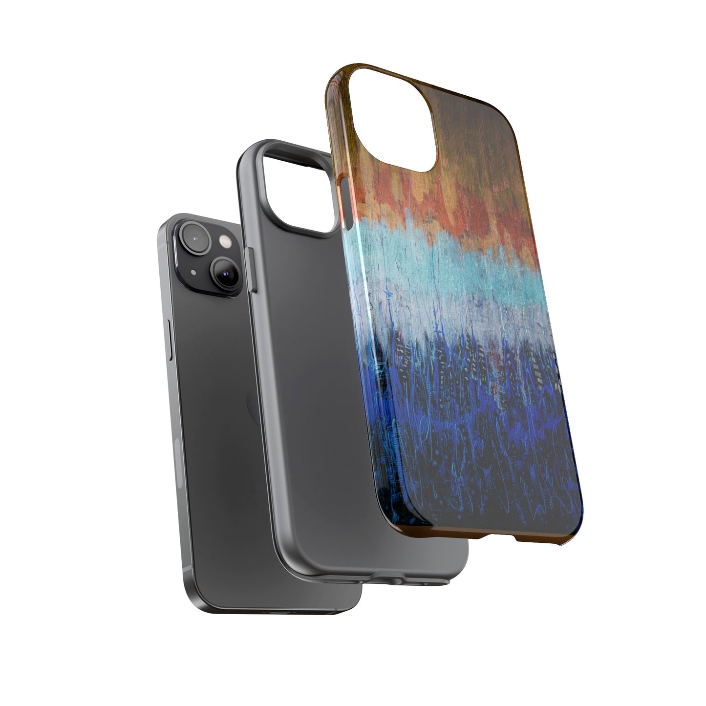 Artistic Tough iPhone Case - Colorful Abstract Design