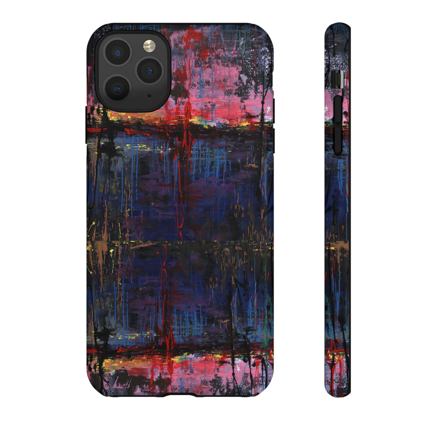 Artistic Tough Cases - Colorful Abstract Phone Case for Creative Souls- Illumination Image