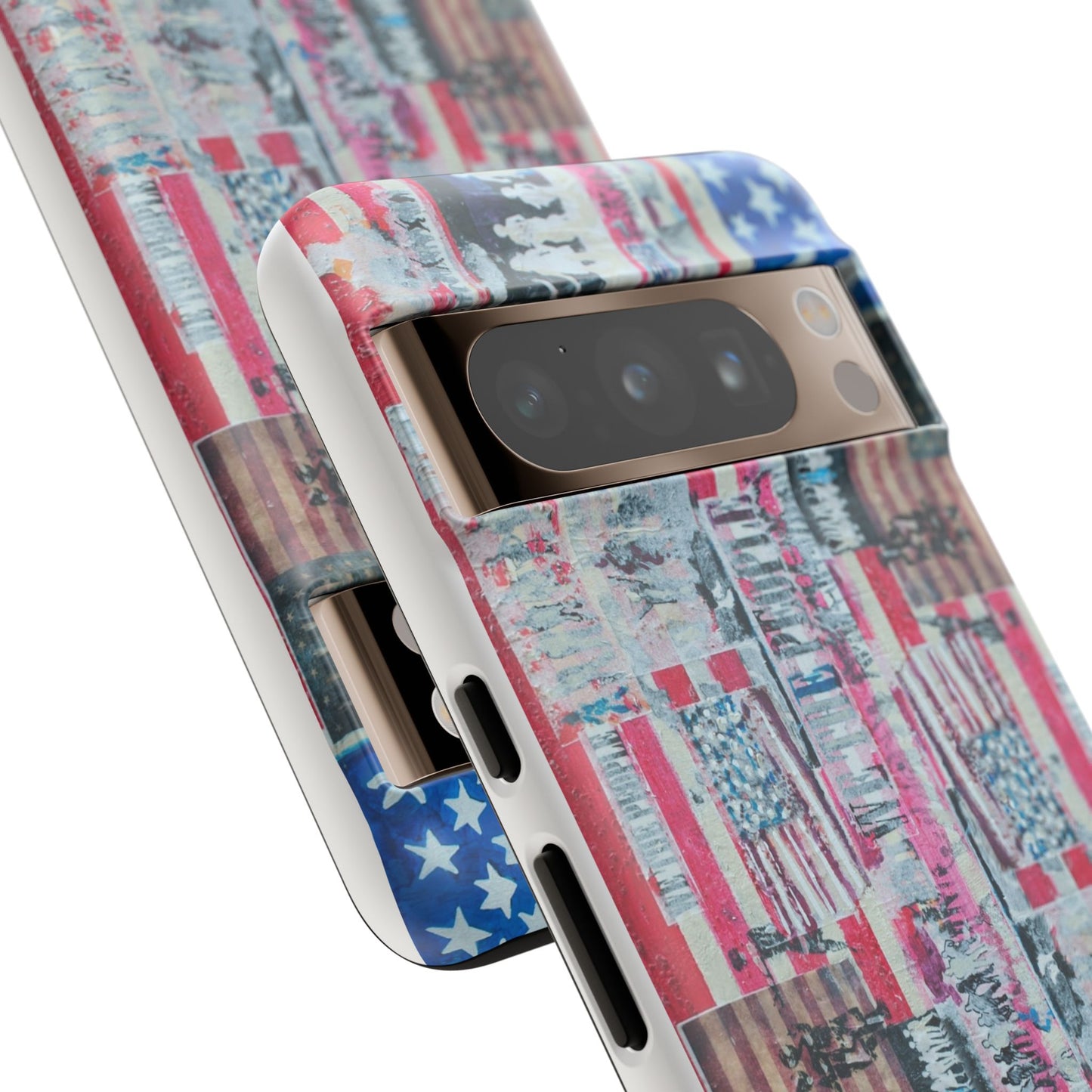 Patriotic Phone Case -We The People Image - Tough Cases with American Flag Design